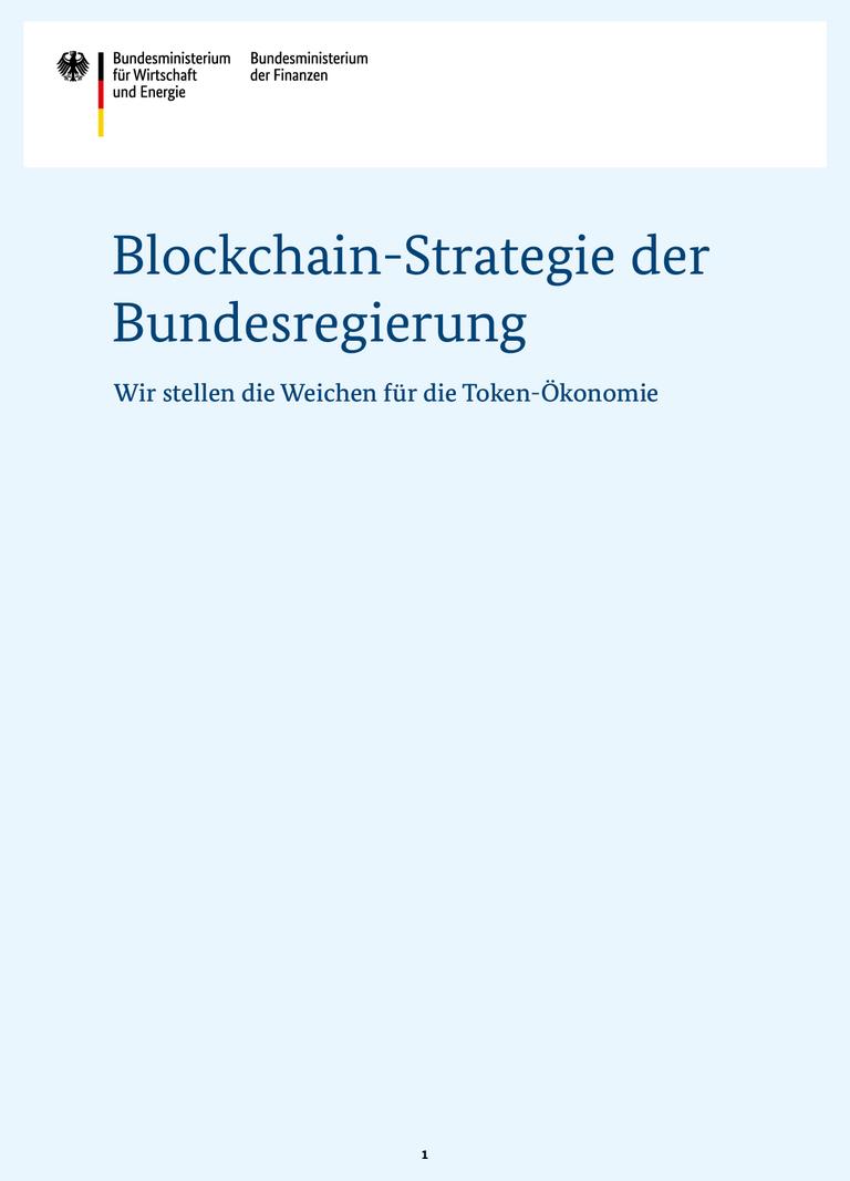 Blockchain-Strategie der Bundesregierung